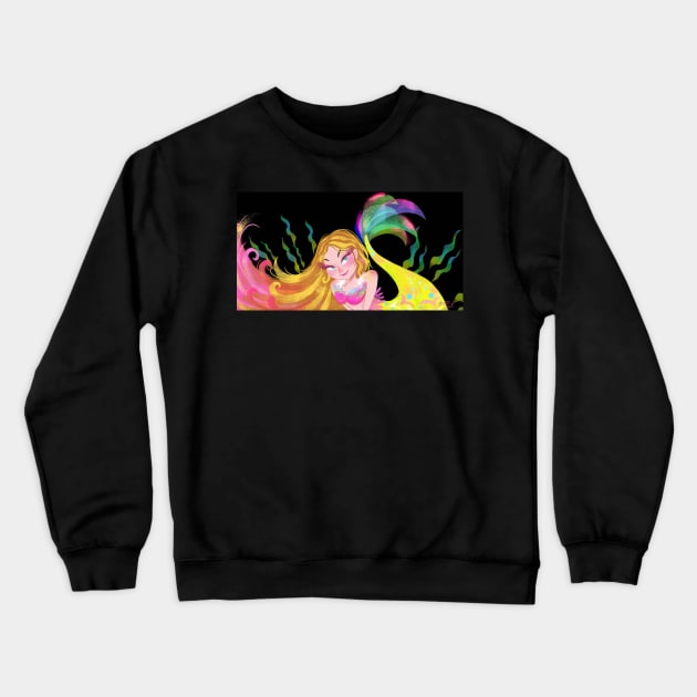 Mermaid colors Crewneck Sweatshirt by AlineSantAnna